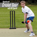 ND Sports Cricket Set - Plastic Stumps, Bat & Ball | Lightweight & Durable | Kids & Adults Backyard Cricket Game | Indoor & Outdoor Play | Portable & Fun Sports Kit