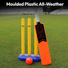 Load image into Gallery viewer, ND Sports Plastic Kids Cricket Set – High Performance &amp; Durable Kwik Cricket Style Set for Training | Lightweight &amp; Portable Boys &amp; Girls Ages 3 to 9 Years