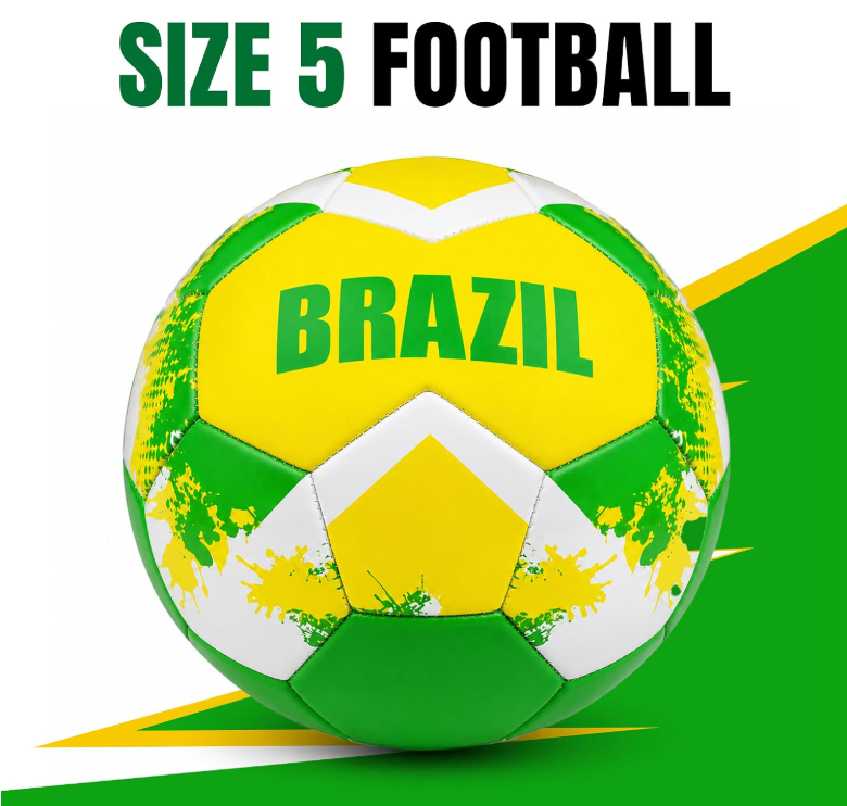 ND Sports Football 32 Panels, Elite Tournament Style Match Ball, Football Gifts for Boys & Adults, Durable Training Soccer Ball for 2026 Season, for Outdoor & Indoor Play