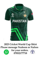 Load image into Gallery viewer, Pakistan Cricket 2023 World Cup Shirt OFFICIAL