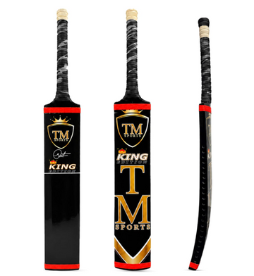 Tennis Cricket Bat, Wooden Tape Ball Cricket Bat for Practice & Play