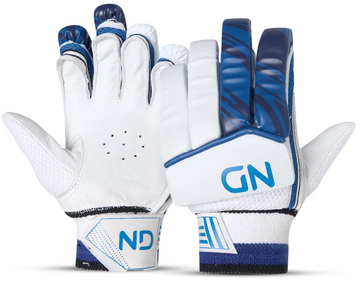 ND Sports Cricket Batting Gloves – Full Finger Protection with EVA Padding & Ventilated Leather Palm – Sweat-Resistant, Flexible & Comfortable Grip Gloves