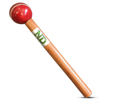 ND Sports Cricket Bat Mallet – Heavy-Duty Wooden Mallet Hammer for Knocking In Bats – Essential Cricket Gift & Bat Conditioning Tool for Maximum Performance