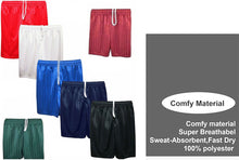 Load image into Gallery viewer, Boys Girls &amp; Adults Shadow Stripe School Sports Football Rugby PE Shorts