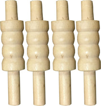 Load image into Gallery viewer, ND Wooden Cricket Stumps HEAVY Bails - Set of 4 UK