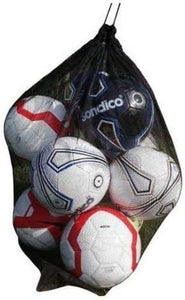 20 Ball Red Mesh Carry Sack Football/Netball Carry Bag Netbag With Drawstring Closure
