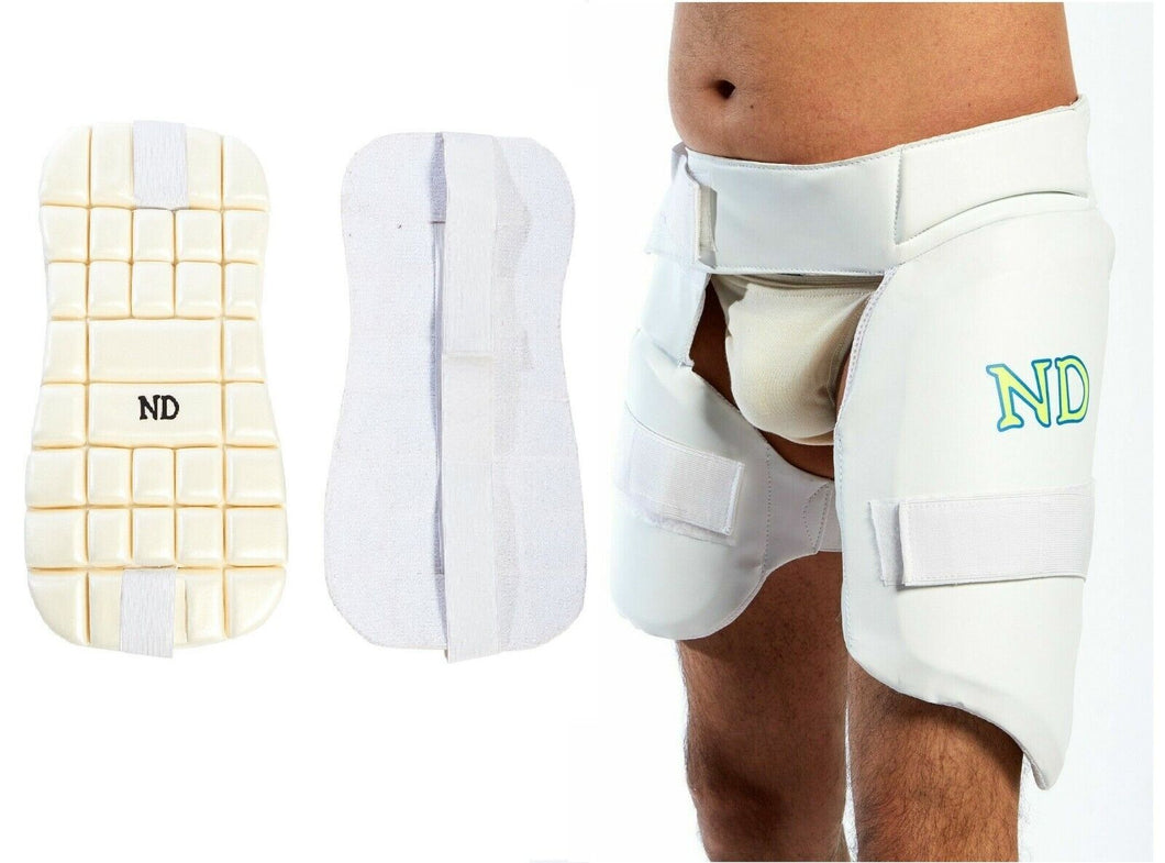 Cricket Thigh Pad & Chest Guard Protector Training Club Protection Cricket Mens