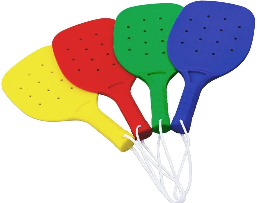 Sports Kids Fun Primary Padder Bats Plastic Pack of 4