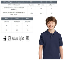 Load image into Gallery viewer, Kids Girls Boys School Uniform T-Shirt Short Sleeve PE Top Polo Shirt
