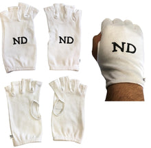 Load image into Gallery viewer, ND Fingerless Cotton Inner Gloves Various Sizes Cricket Inner Gloves Ladies Mens