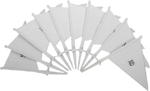 ND Cricket Plastic Ground Marker Boundary Flags Set Of 10
