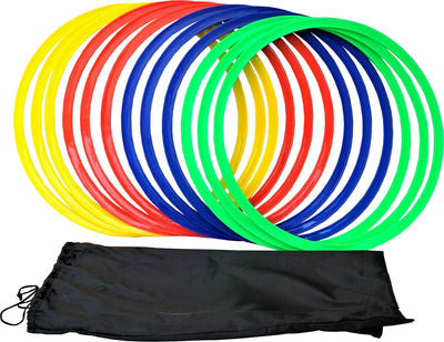 Agility Training Speed Rings Football Hoops 18"