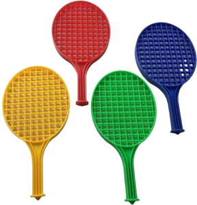 ND Plastic Fun Play Tennis Racket Game Set Of 4