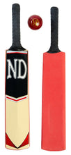 Load image into Gallery viewer, ND Cloud Catcher Light Coaching Cricket Bat &amp; Grade A Ball